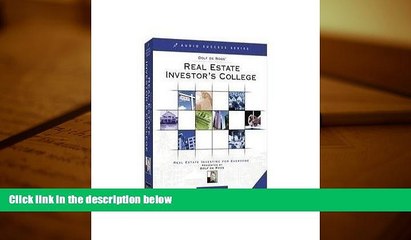 Download  Dolf de Roos  Real Estate Investor s College: Real Estate Investing for Everyone  Ebook