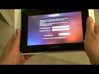 Blackberry Playbook Unboxing