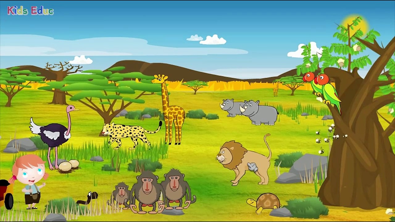Learn About Wild Animals, Animal Sounds, Fun and Educational Videos for Kids
