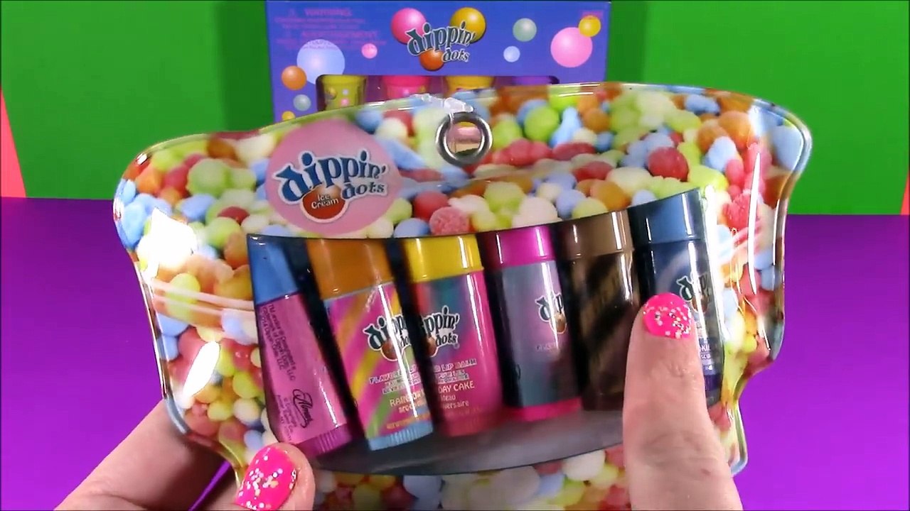Dippin Dots Ice Cream Lip Balm!! Yummy Scented Lip Balms in Fun Flavors