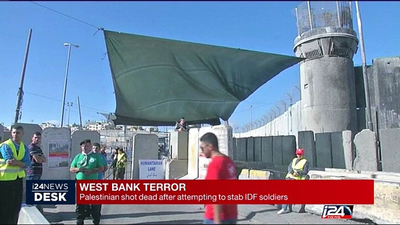 Palestinian shot dead after attempting to stab IDF soldiers