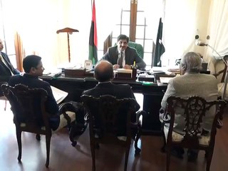 CM Sindh SYED MURAD ALI SHAH meets SRB Chairman... (10-Jan-2017)