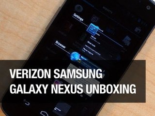 Verizon Galaxy Nexus Unboxing & 1st Look