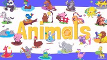 Animals Vocabulary Chant for Kids - ELF Learning - ELF Kids Videos