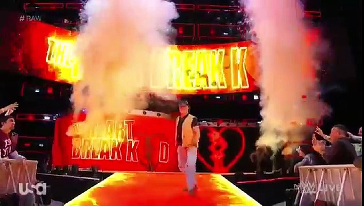 shawn micheals returns to monday night raw 2017 9 jan new