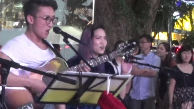 Singapore Part 4 of 6HD Christmas Lights Orchard St, Wesley Christmas Musical, Riverside Kg Sitiawan markets, 24 Dec 2016