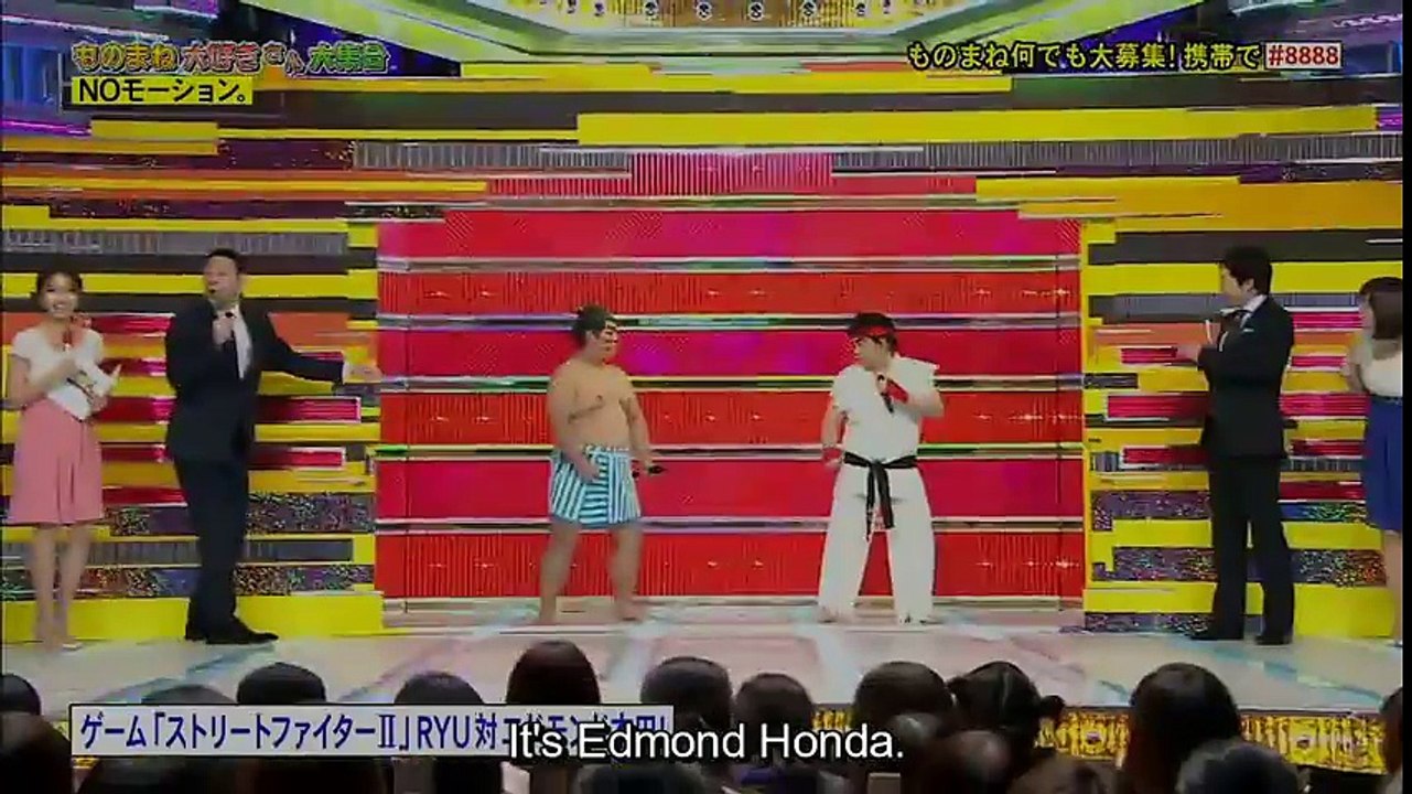Parodie de Street Fighter en direct à la TV au...