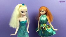 Frozen Elsa and Anna Dolls Makeover! Frozen Hairstyle and Dress Up. Di