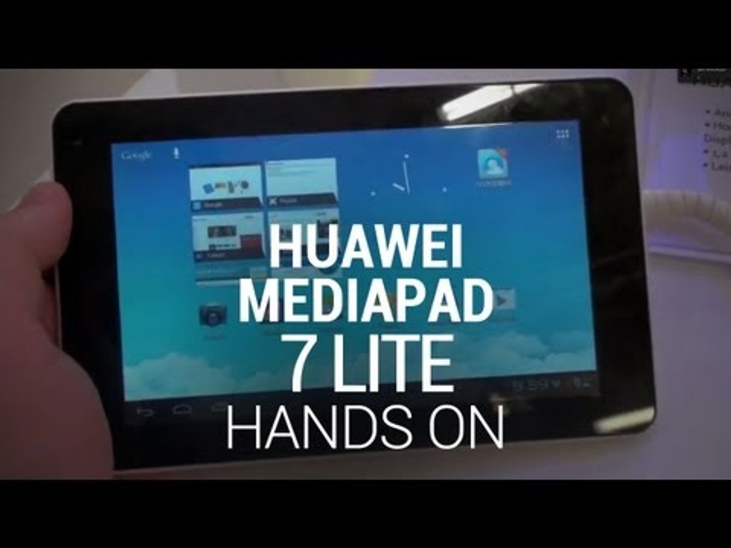 Huawei MediaPad 7 Lite Hands-On - video Dailymotion