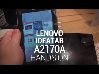 Lenovo IdeaTab A2107A Hands-On