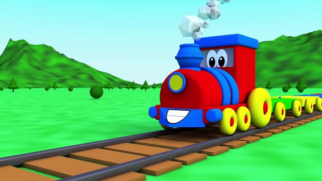 LEARN COLORS TRAIN SONG - 123kids - Educational video toddlers & preschoolers-4jEHGvAmO8Q