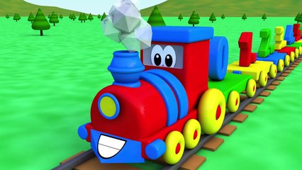 LEARN NUMBERS TRAIN SONG - 123kidstv - Learn counting for children - Song for kids-vCAVNyUx4q4