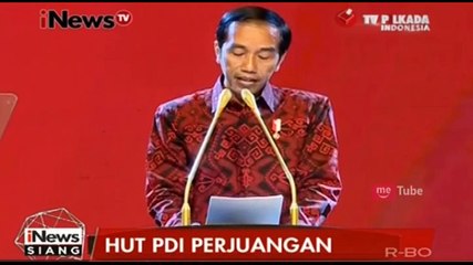 Video herunterladen: Presiden Jokowi Pidato di HUT PDIP