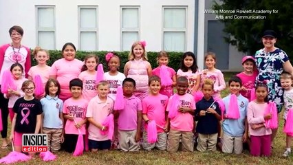 Kids Welcome Teacher Who Beat Cancer Back to School With 'Fight Song'-yyzDin3eMsk