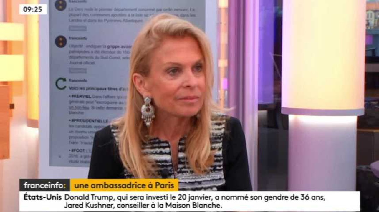 La question qui fâche du HuffPost à l'ambassadrice des États-Unis en France sur Franceinfo