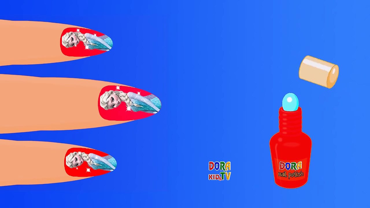 Learn Colors with Surprise Nail Arts   Colours to Kids Children Toddlers Baby   Nail Polis