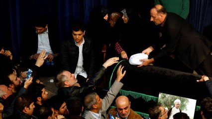I funerali dell'ex presidente iraniano Rafsanjani