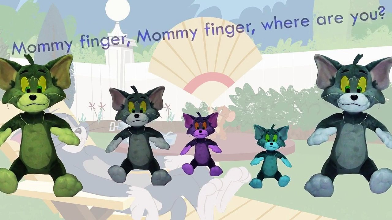 Tom and Jerry cartoon toys - Finger Family Song Daddy Finger - Nursery Rhymes