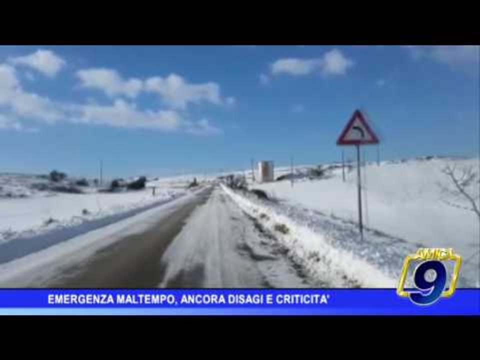 Emergenza maltempo, ancora disagi e criticità