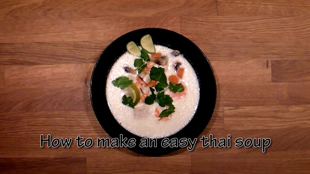 Easy Thai Soup - Healthy Meal Recipe