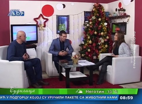 Budilica gostovanje (doc. dr Jovica Sokolović, Branislav Stakić), 10. januar 2017. (RTV Bor)
