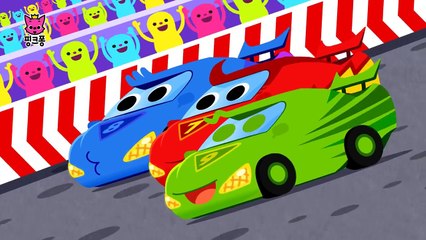 경주용차 _ 자동차 동요 _ 핑크퐁! 인기동요-5LQOJRF5tEQ