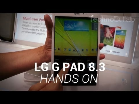 LG G Pad 8.3 Hands-On