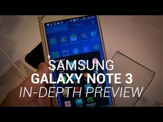 Samsung Galaxy Note 3 In-Depth Preview