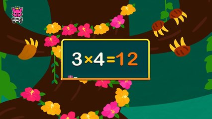 구구단 3단 _ 3씩 뛰어 세기 _ 구구단 동요 _ 핑크퐁! 인기동요-JUQOSPgPAR8