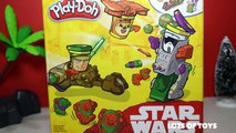 Play Doh Star Wars Millennium Falcon Ship, Tie Fighter, Snow Speeder, Luke Skywalker, Lego Walker