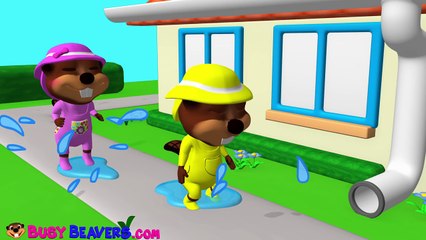 'Incy Wincy Spider' _ Popular Nursery Rhymes by Busy Beavers, Kids Songs, 3D Baby Learning-vWM72WRukHs