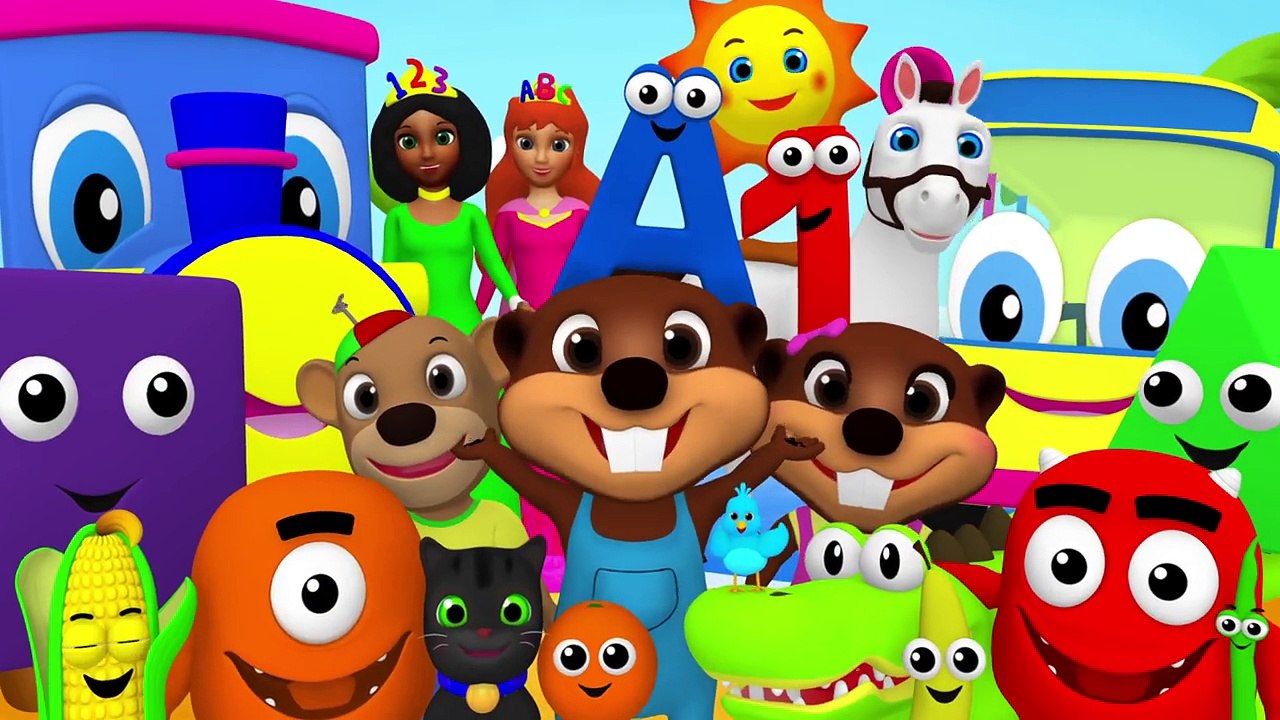 'Santa's Gonna Bring Me a Log Tonight' _ Busy Beavers Kids Christmas Song, Baby Rhymes, Preschool-JN91w93JeKs