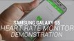 Samsung Galaxy S5 Heart Rate Monitor Demonstration