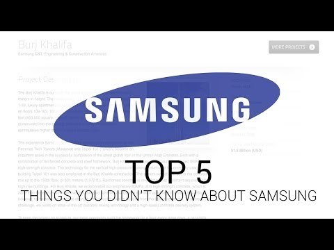 5 Things You Didnt Know About Samsung