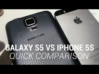 Galaxy S5 vs iPhone 5s - Quick Comparison