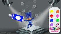 Learn Colors with PJ MASKS CATBOY - Learning Color