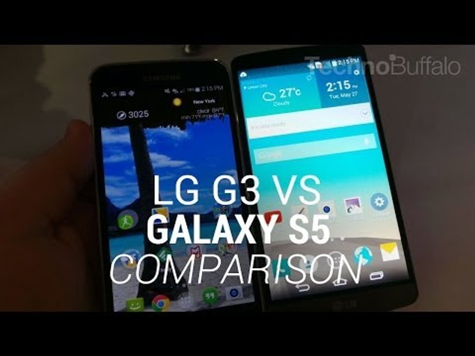 LG G3 vs Galaxy S5 Comparison