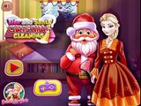 Elsa And Santa Christmas Cleaning Online Games - Amazing Baby Games For Kids [HD]