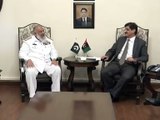 CM Sindh SYED MURAD ALI SHAH meets Vice Admiral Syed Arifullah Hussain..  (CHIEF MINISTER HOUSE SINDH) 10th Jan 2017