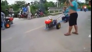 drag thailand unik traktor(alat pembajak sawah) di buat drag-bx6g4E5UrqA