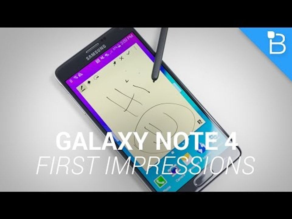 Galaxy Note 4 First Impressions!