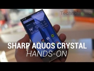 Sharp Aquos Crystal Hands-On - Say Goodbye to Screen Bezels!