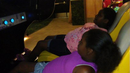 chilling with my daughters