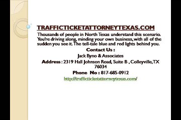 Attorney for traffic violation Dallas