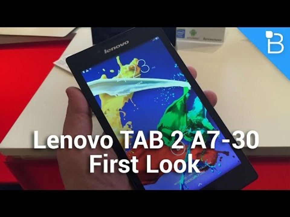Lenovo TAB 2 A7-30 First Look: It's Actually a Huge Phone