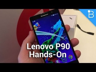 Lenovo P90 Hands-On: Intel Atom and a Huge Battery