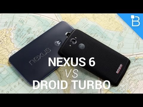 Google Nexus 6 vs Motorola Droid Turbo!