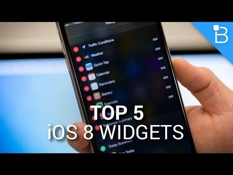 Top 5 iOS 8 Widgets