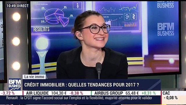 La vie immo: Quelles tendances pour les taux de crédit immobilier en 2017 ? - 10/01