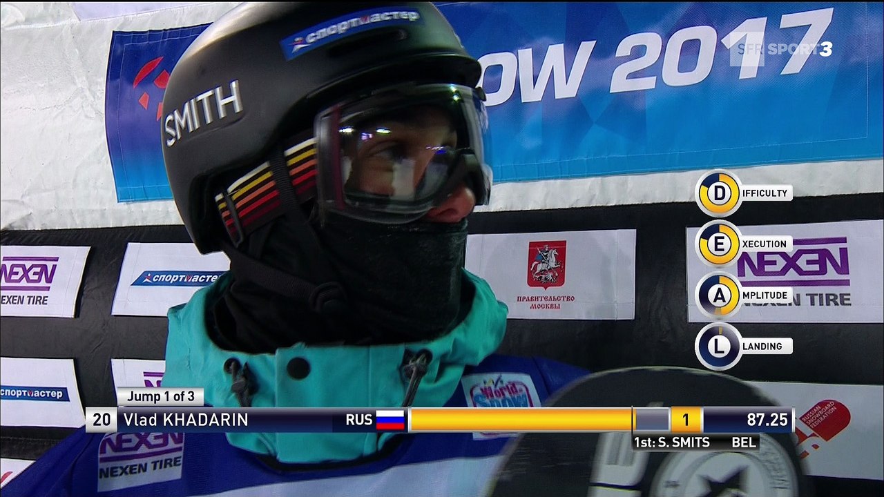 SNOWBOARD - Big Air - Moscou - Khadarin s'impos...